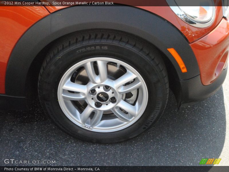 Spice Orange Metallic / Carbon Black 2012 Mini Cooper Hardtop