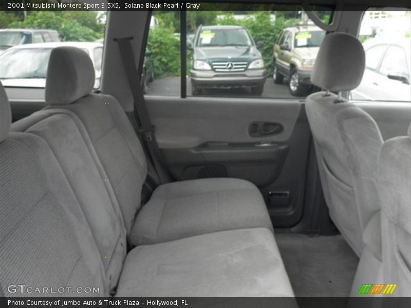 Solano Black Pearl / Gray 2001 Mitsubishi Montero Sport 3.5XS