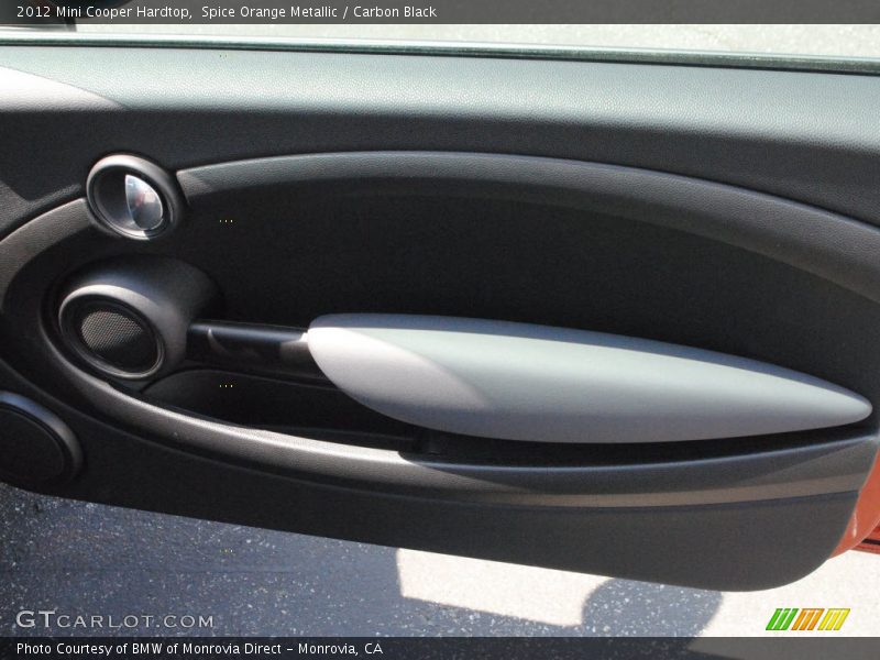 Spice Orange Metallic / Carbon Black 2012 Mini Cooper Hardtop