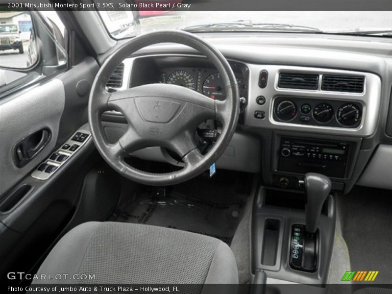 Solano Black Pearl / Gray 2001 Mitsubishi Montero Sport 3.5XS