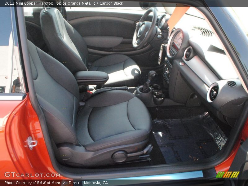 Spice Orange Metallic / Carbon Black 2012 Mini Cooper Hardtop
