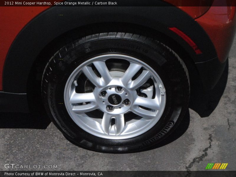 Spice Orange Metallic / Carbon Black 2012 Mini Cooper Hardtop