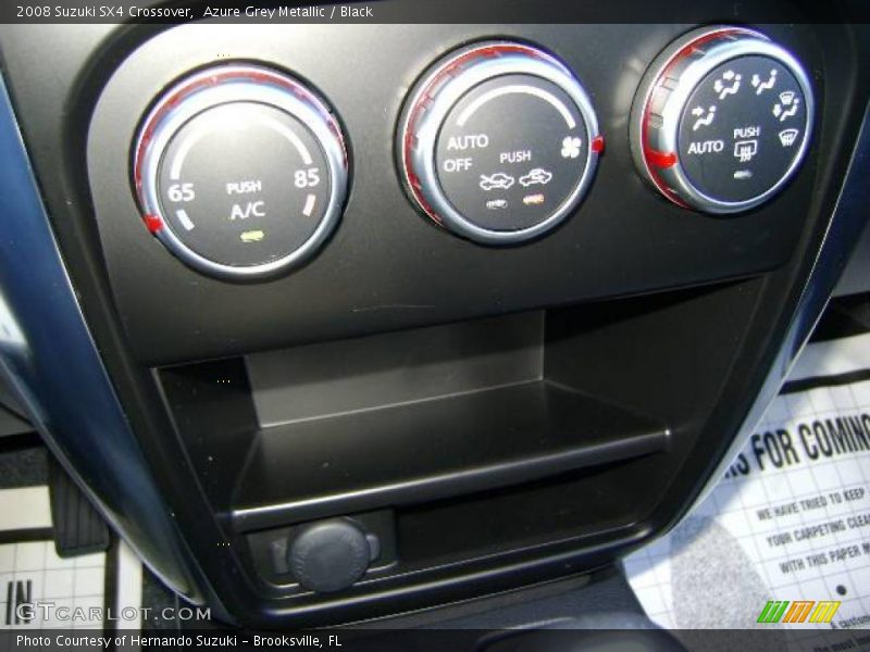 Azure Grey Metallic / Black 2008 Suzuki SX4 Crossover