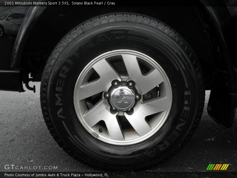 Solano Black Pearl / Gray 2001 Mitsubishi Montero Sport 3.5XS