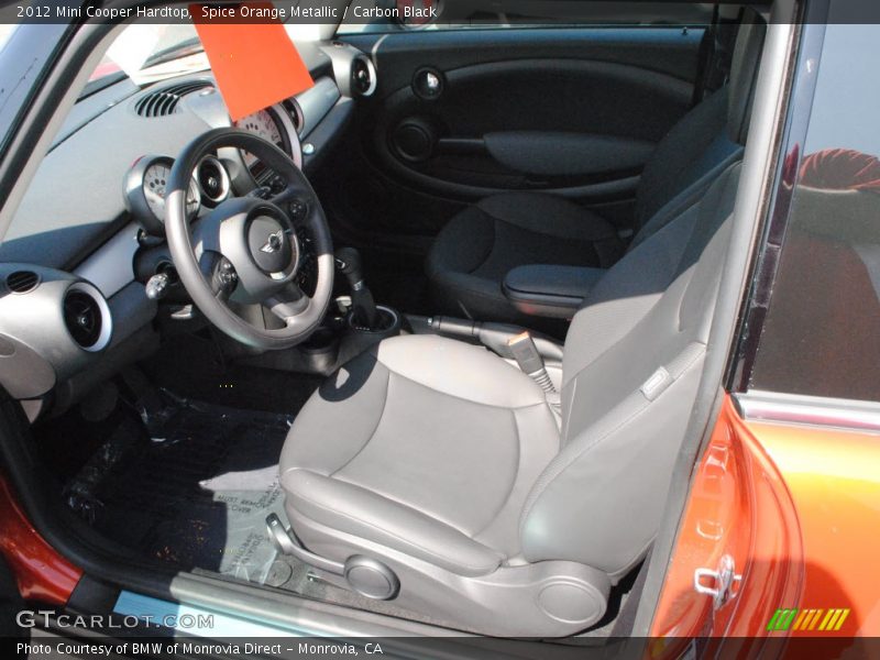 Spice Orange Metallic / Carbon Black 2012 Mini Cooper Hardtop