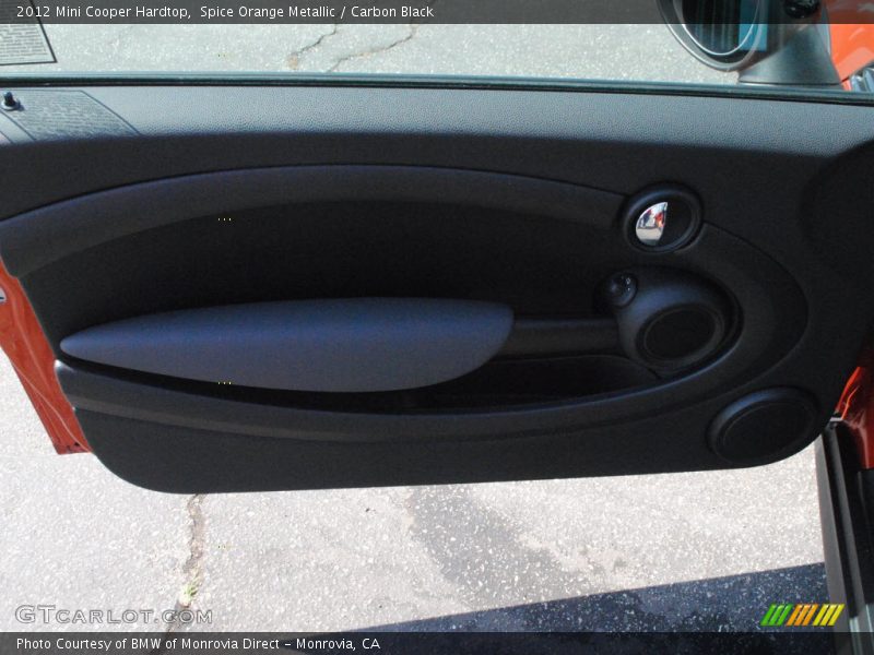 Spice Orange Metallic / Carbon Black 2012 Mini Cooper Hardtop