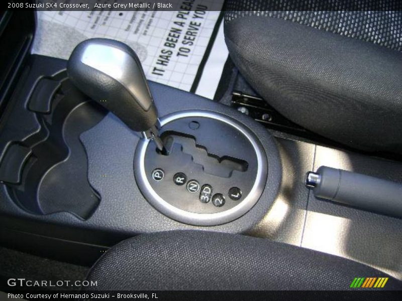 Azure Grey Metallic / Black 2008 Suzuki SX4 Crossover