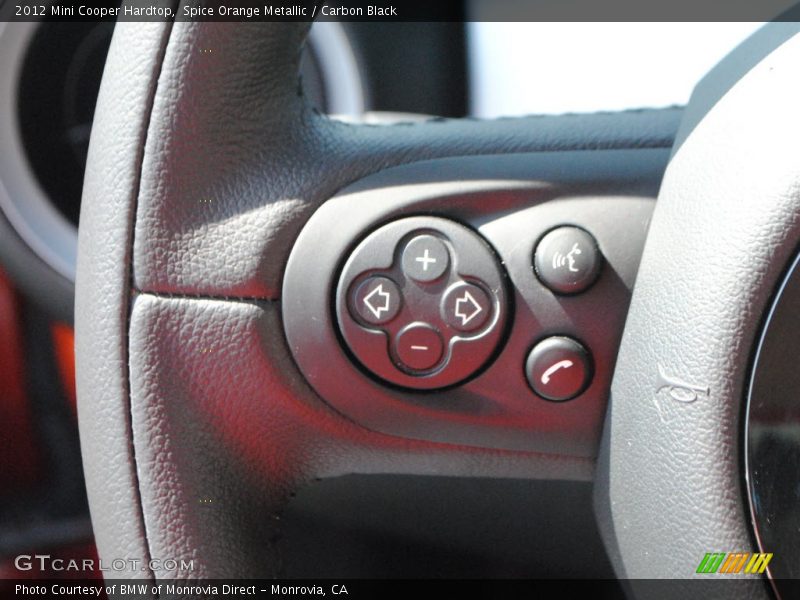 Spice Orange Metallic / Carbon Black 2012 Mini Cooper Hardtop