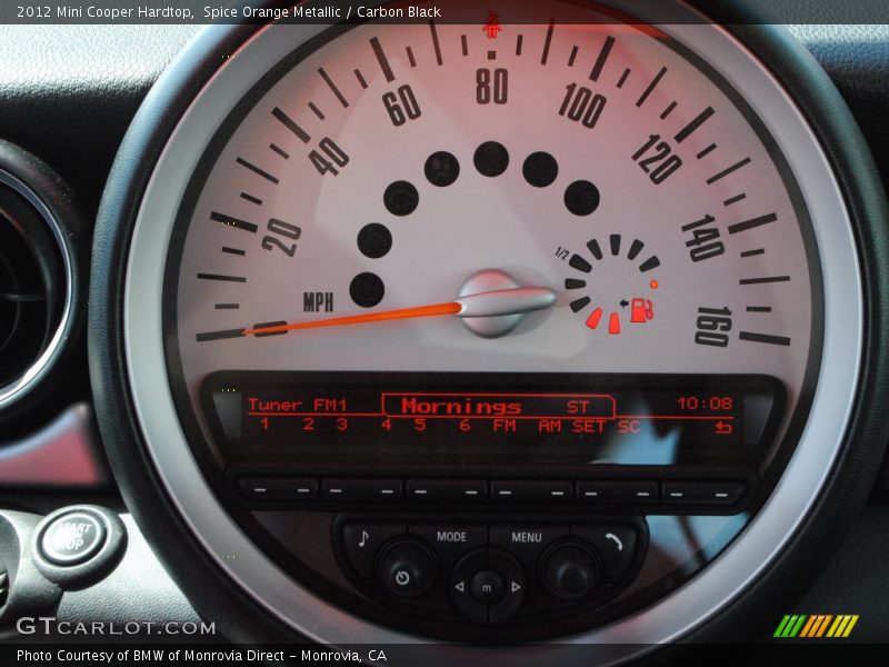 Spice Orange Metallic / Carbon Black 2012 Mini Cooper Hardtop