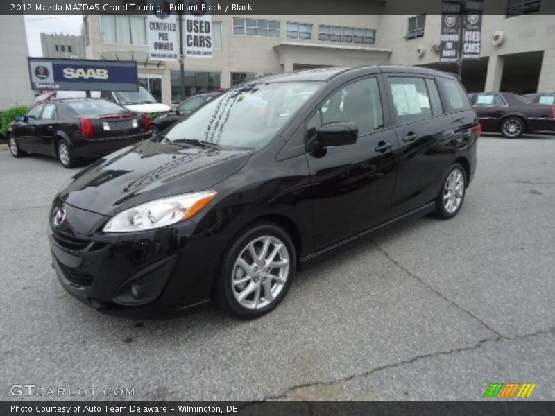 Brilliant Black / Black 2012 Mazda MAZDA5 Grand Touring