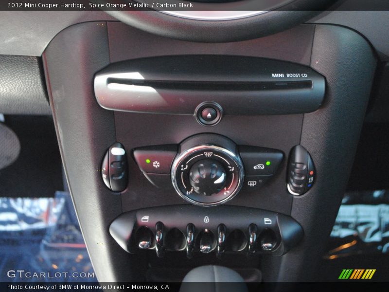 Spice Orange Metallic / Carbon Black 2012 Mini Cooper Hardtop