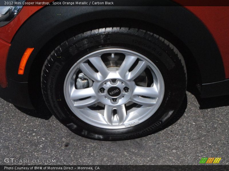 Spice Orange Metallic / Carbon Black 2012 Mini Cooper Hardtop