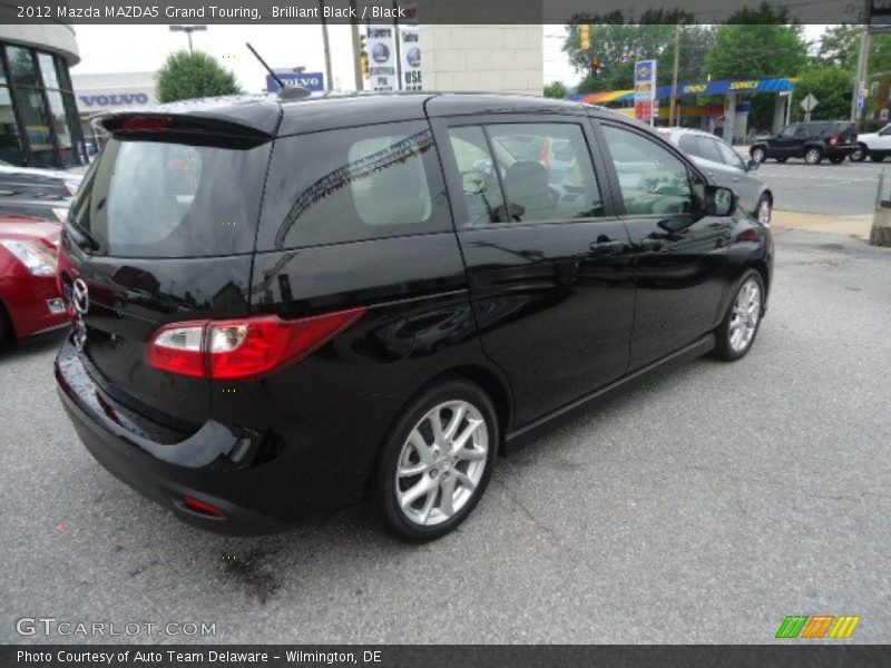 Brilliant Black / Black 2012 Mazda MAZDA5 Grand Touring