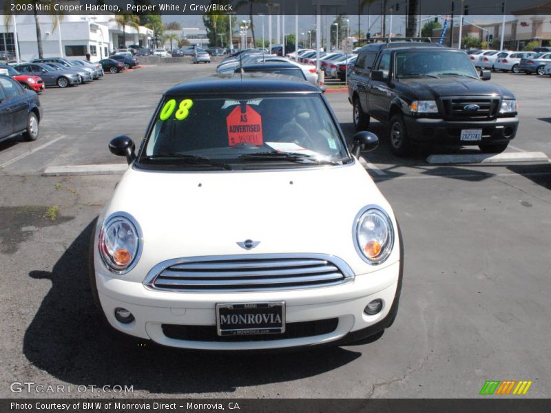 Pepper White / Grey/Black 2008 Mini Cooper Hardtop