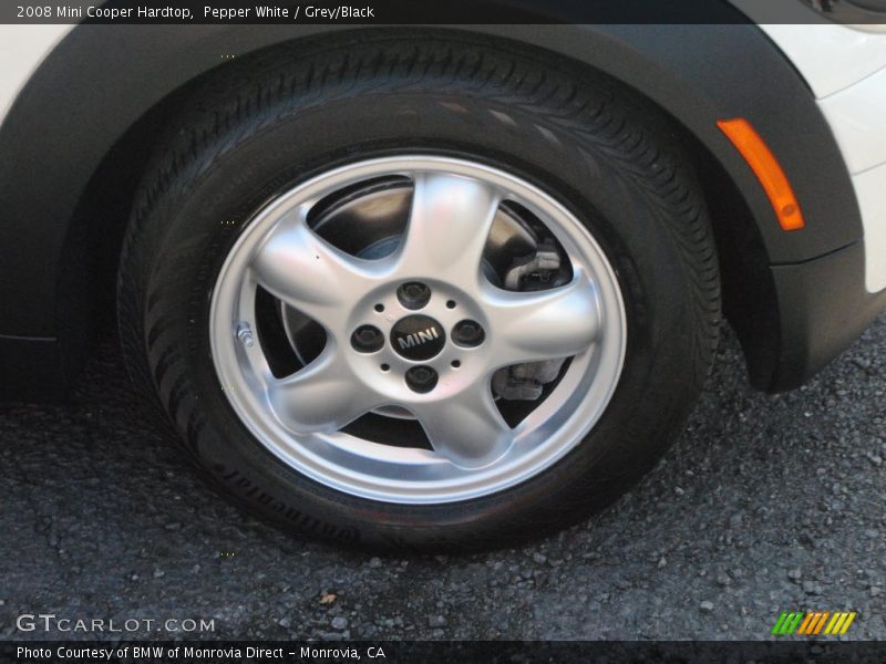 Pepper White / Grey/Black 2008 Mini Cooper Hardtop