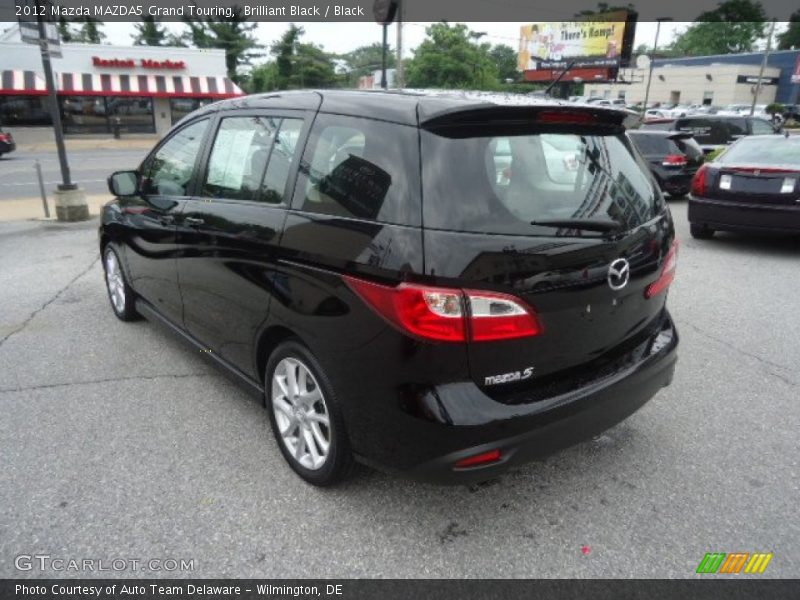 Brilliant Black / Black 2012 Mazda MAZDA5 Grand Touring
