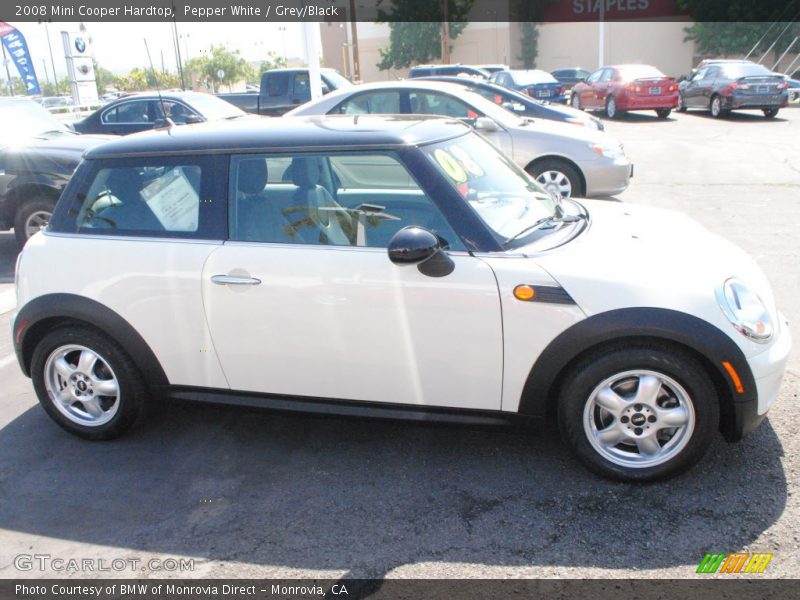 Pepper White / Grey/Black 2008 Mini Cooper Hardtop