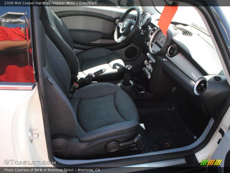 Pepper White / Grey/Black 2008 Mini Cooper Hardtop
