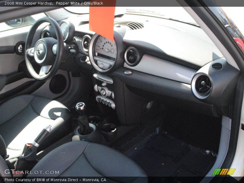 Pepper White / Grey/Black 2008 Mini Cooper Hardtop
