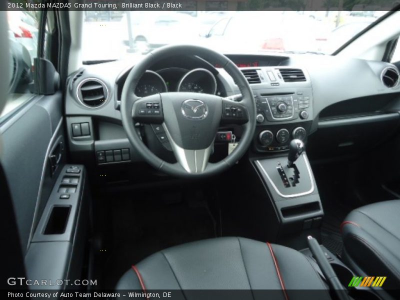  2012 MAZDA5 Grand Touring Black Interior
