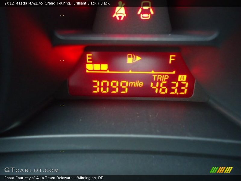 Brilliant Black / Black 2012 Mazda MAZDA5 Grand Touring