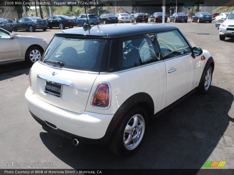 Pepper White / Grey/Black 2008 Mini Cooper Hardtop