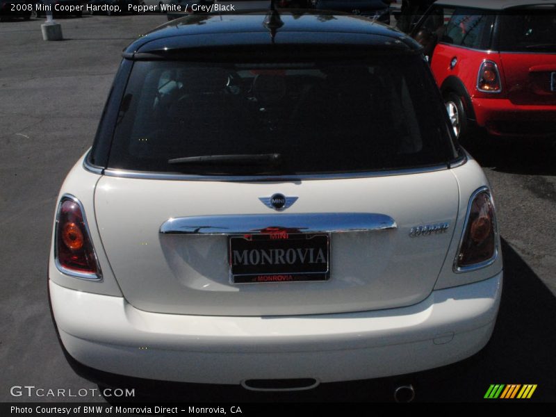 Pepper White / Grey/Black 2008 Mini Cooper Hardtop