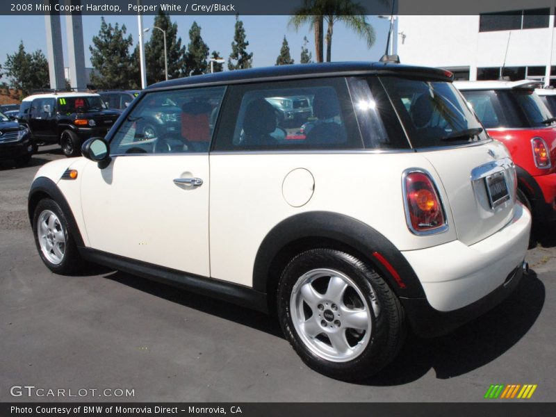 Pepper White / Grey/Black 2008 Mini Cooper Hardtop