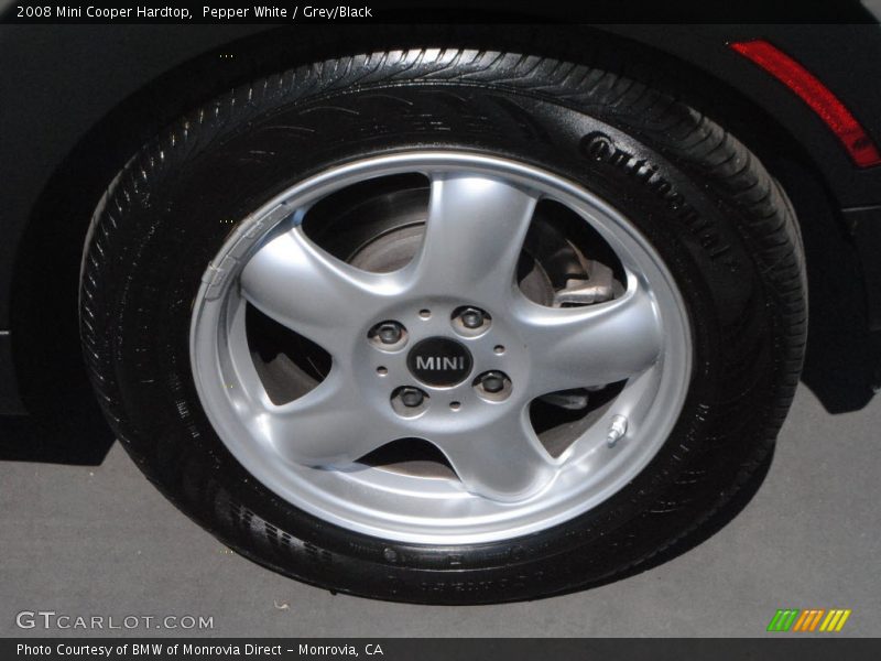Pepper White / Grey/Black 2008 Mini Cooper Hardtop