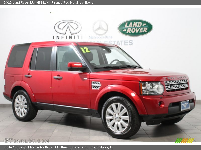 Firenze Red Metallic / Ebony 2012 Land Rover LR4 HSE LUX