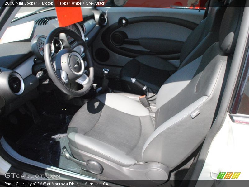 Pepper White / Grey/Black 2008 Mini Cooper Hardtop
