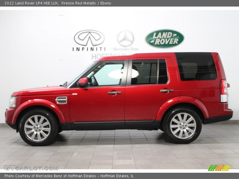 Firenze Red Metallic / Ebony 2012 Land Rover LR4 HSE LUX