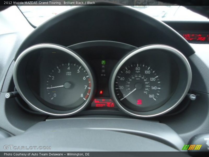  2012 MAZDA5 Grand Touring Grand Touring Gauges