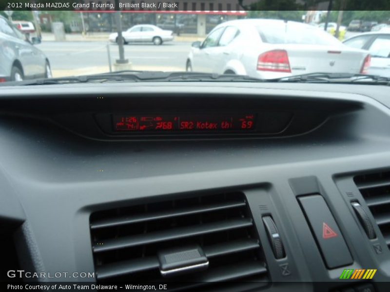 Brilliant Black / Black 2012 Mazda MAZDA5 Grand Touring