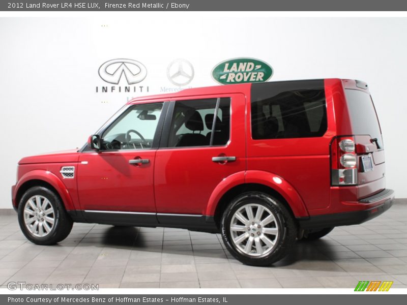 Firenze Red Metallic / Ebony 2012 Land Rover LR4 HSE LUX
