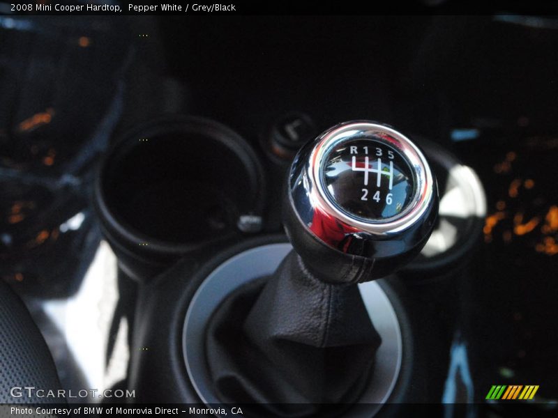 Pepper White / Grey/Black 2008 Mini Cooper Hardtop