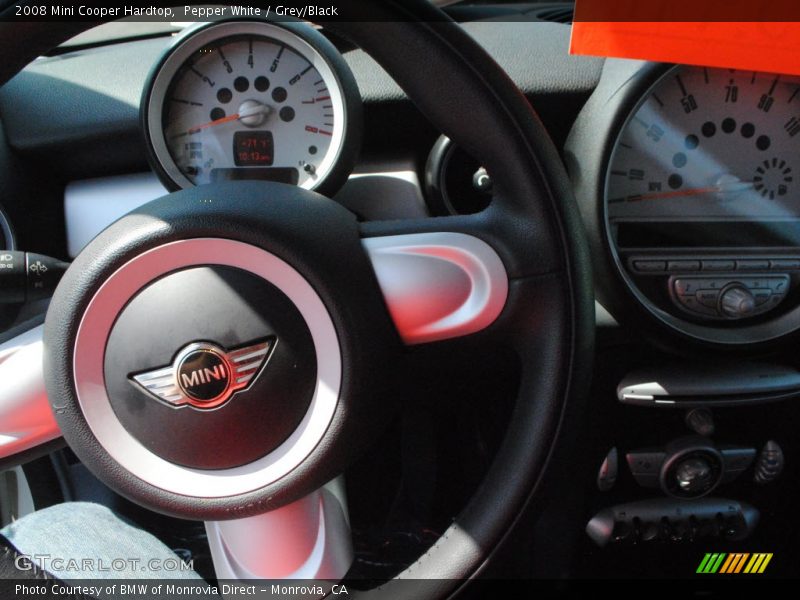 Pepper White / Grey/Black 2008 Mini Cooper Hardtop