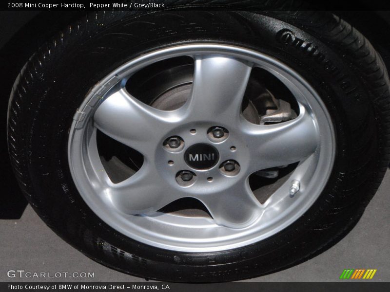 Pepper White / Grey/Black 2008 Mini Cooper Hardtop