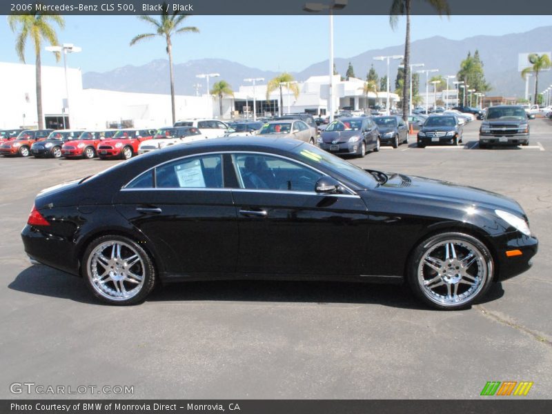 Black / Black 2006 Mercedes-Benz CLS 500