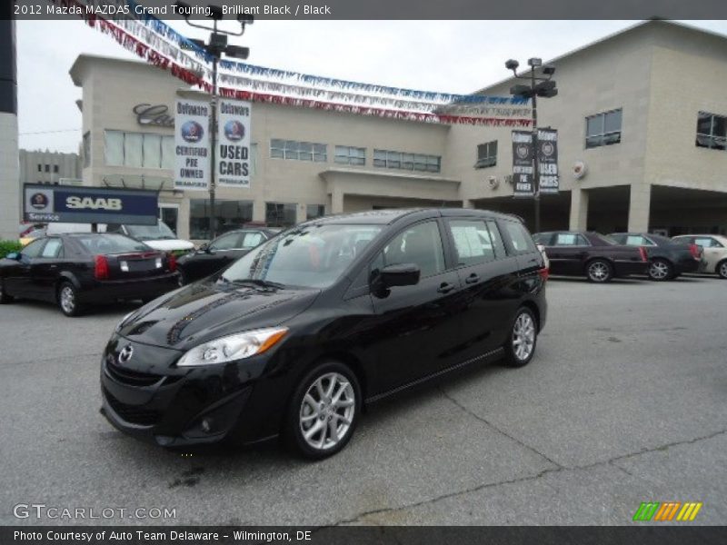 Brilliant Black / Black 2012 Mazda MAZDA5 Grand Touring