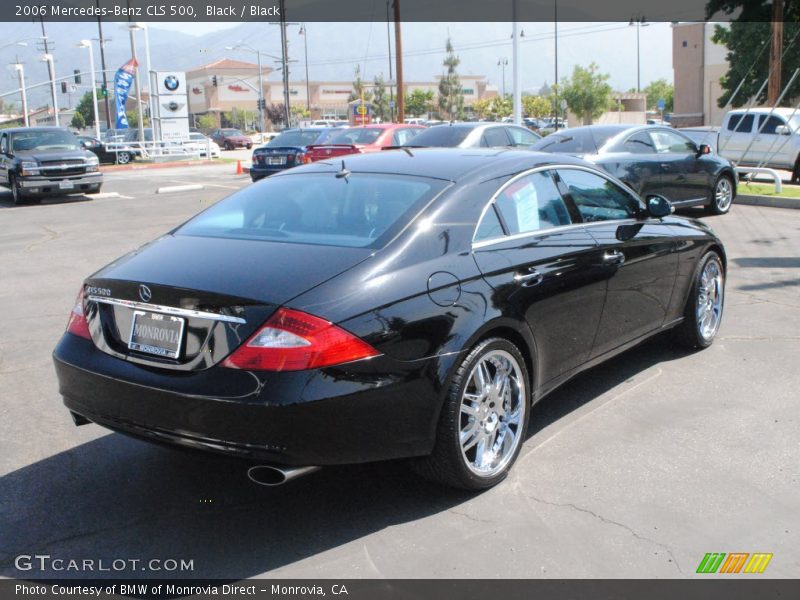 Black / Black 2006 Mercedes-Benz CLS 500