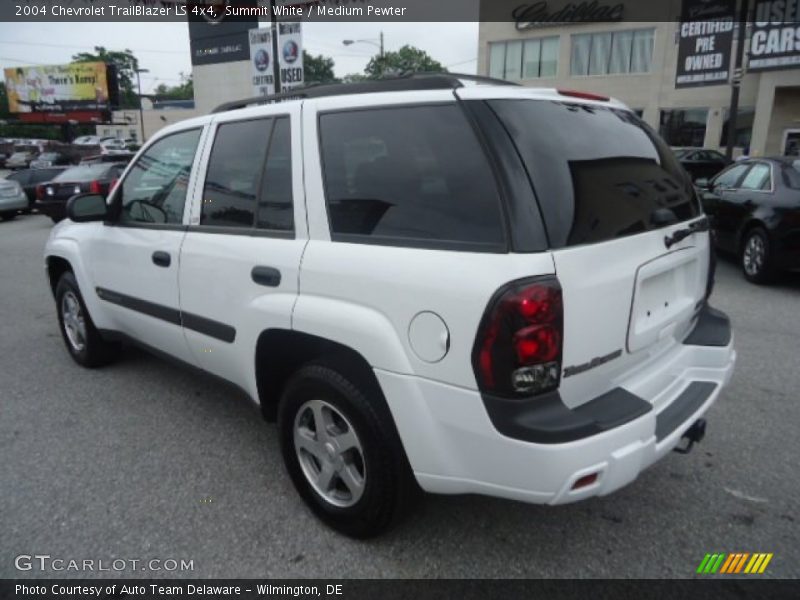 Summit White / Medium Pewter 2004 Chevrolet TrailBlazer LS 4x4