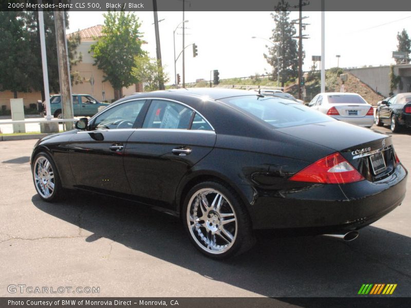 Black / Black 2006 Mercedes-Benz CLS 500