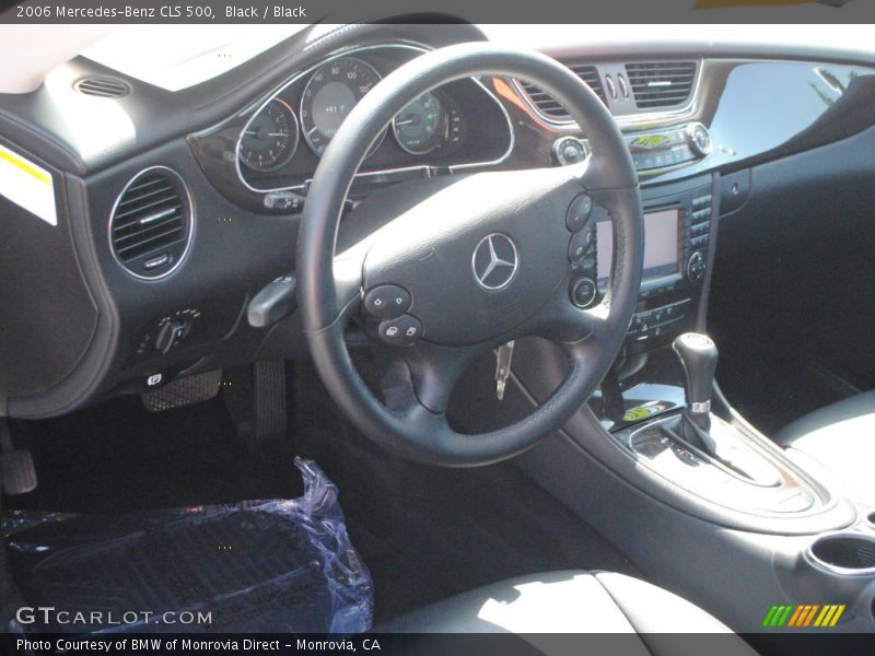 Black / Black 2006 Mercedes-Benz CLS 500