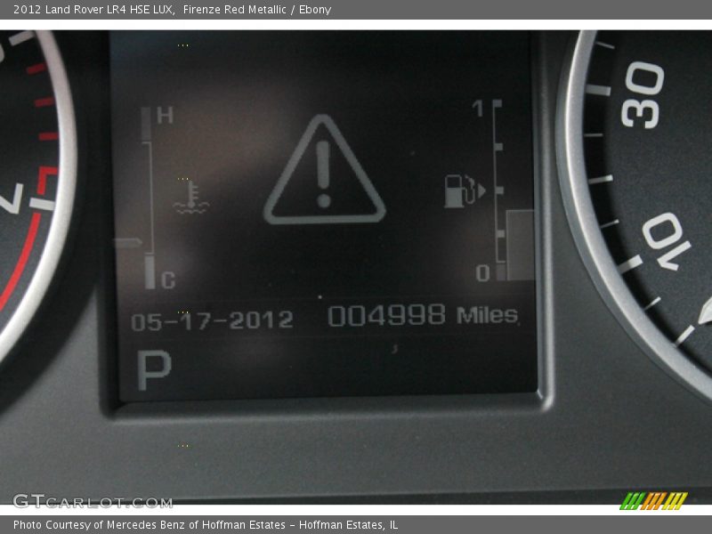 Firenze Red Metallic / Ebony 2012 Land Rover LR4 HSE LUX