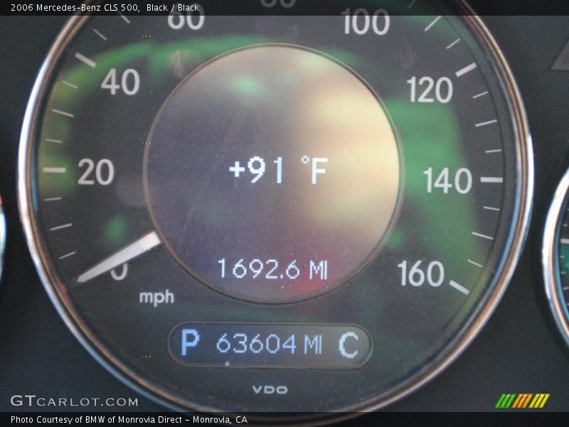 Black / Black 2006 Mercedes-Benz CLS 500