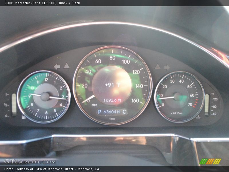 Black / Black 2006 Mercedes-Benz CLS 500