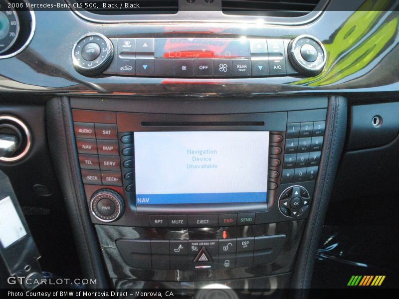 Black / Black 2006 Mercedes-Benz CLS 500