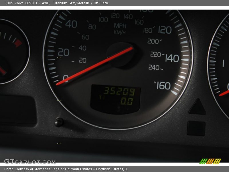 Titanium Grey Metallic / Off Black 2009 Volvo XC90 3.2 AWD