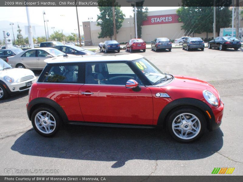 Chili Red / Black/Grey 2009 Mini Cooper S Hardtop